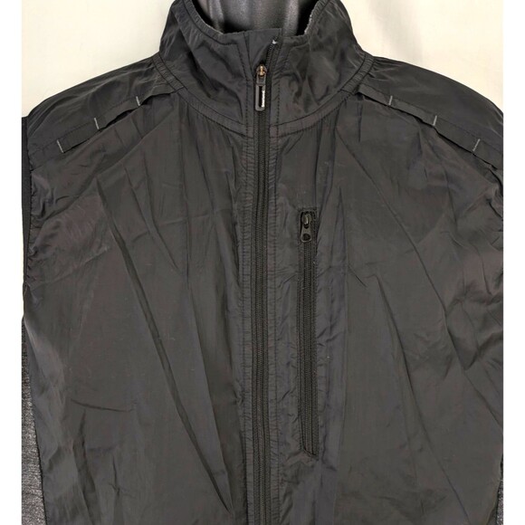 Smartwool Ultra Light Men's XL Full Zip Black Packable Nylon Sport Vest - Picture 2 of 8